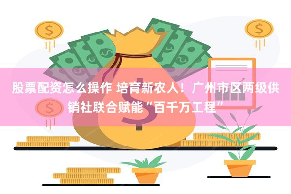 股票配资怎么操作 培育新农人！广州市区两级供销社联合赋能“百千万工程”