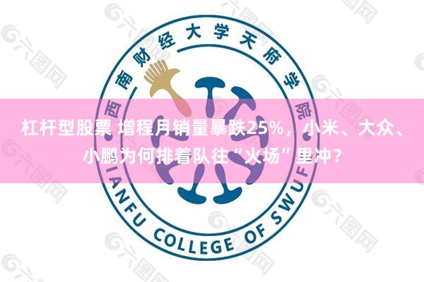杠杆型股票 增程月销量暴跌25%，小米、大众、小鹏为何排着队往“火场”里冲？